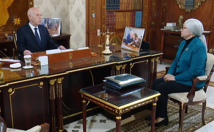 فيديو /لقاء رئيس الجمهورية قيس سعيّد مع السيدة ليلى جفال، وزيرة العدل 