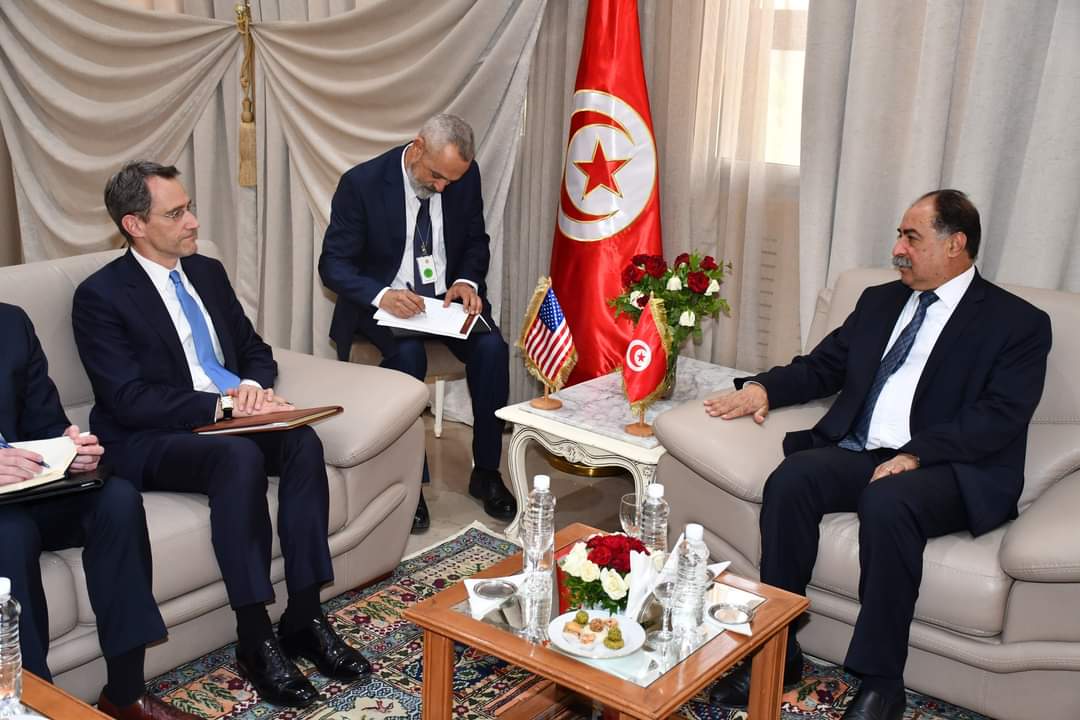  وزير الدّاخليّة يستقبل سفير الولايات المتحدة الأمريكيّة بتونس