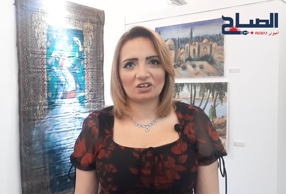 الفنانة نرمين شمس صاحبة معرض لمسات من مصر تتحدث عن مشاركتها ضمن أيام قرطاج للفن المعاصر 
