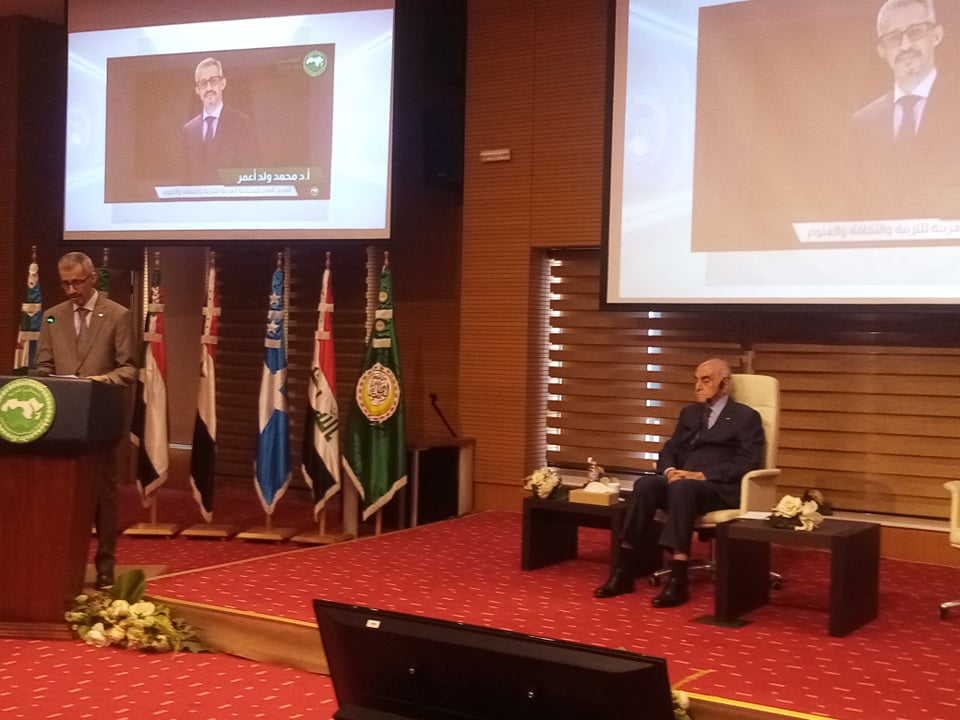 رجل الأعمال والسياسي الفلسطيني منيب المصري في حضرة "الألكسو":  "سنحاكم بريطانيا في عقر دارها بسبب وعد بلفور.. والانقسام الخطر الأكبر على الفلسطينيين"