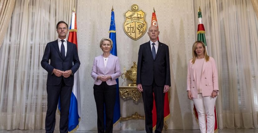 إثر زيارة ميلوني والوفد الأوروبي..  صفحة جديدة في العلاقات التونسية الأوروبية ومراجعة بعض الاتفاقيات الاقتصادية والتجارية