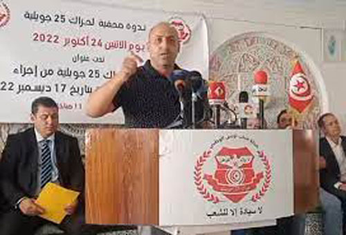 بطاقة ايداع ضد الناطق السابق باسم "حراك 25 جويلية "