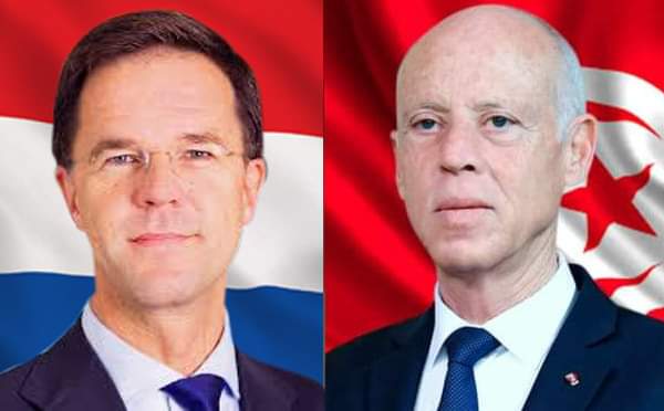 رئيس الجمهورية للوزير الأول الهولندي: يمكن أن نشق طريقا جديدا في التاريخ معا اليد في اليد والندّ للندّ