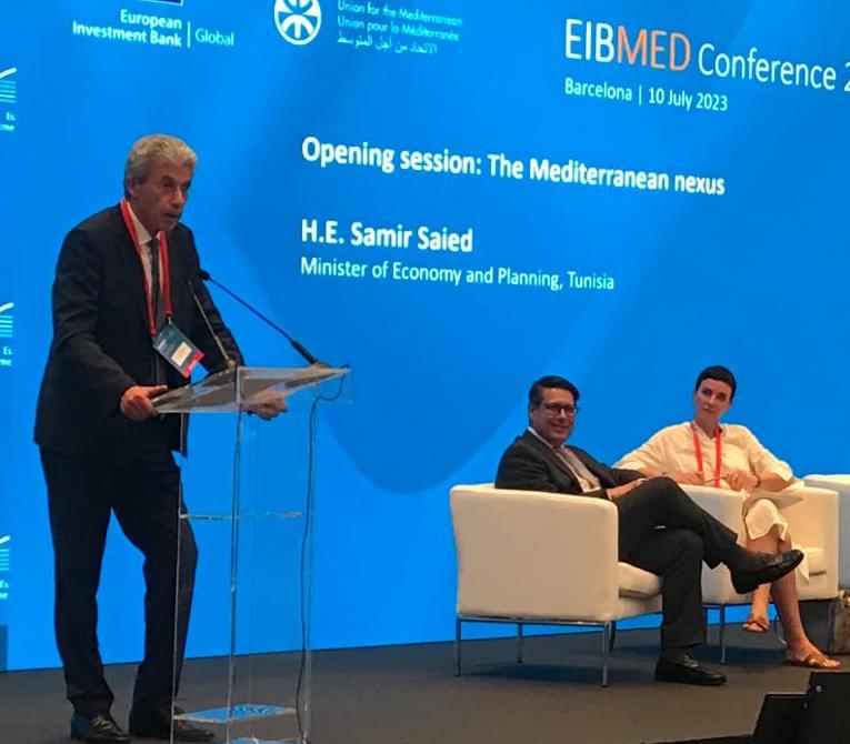 مشاركة وزير الاقتصاد في الندوة الأورومتوسطية للبنك الأوروبي للاستثمار ببرشلونة "BEI MED Conference 2023"