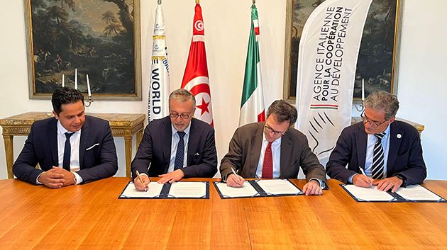 لدعم المعهد الوطني للإحصاء: الوكالة الإيطالية للتعاون والتنمية توقع إتفاقا مع البنك الدولي