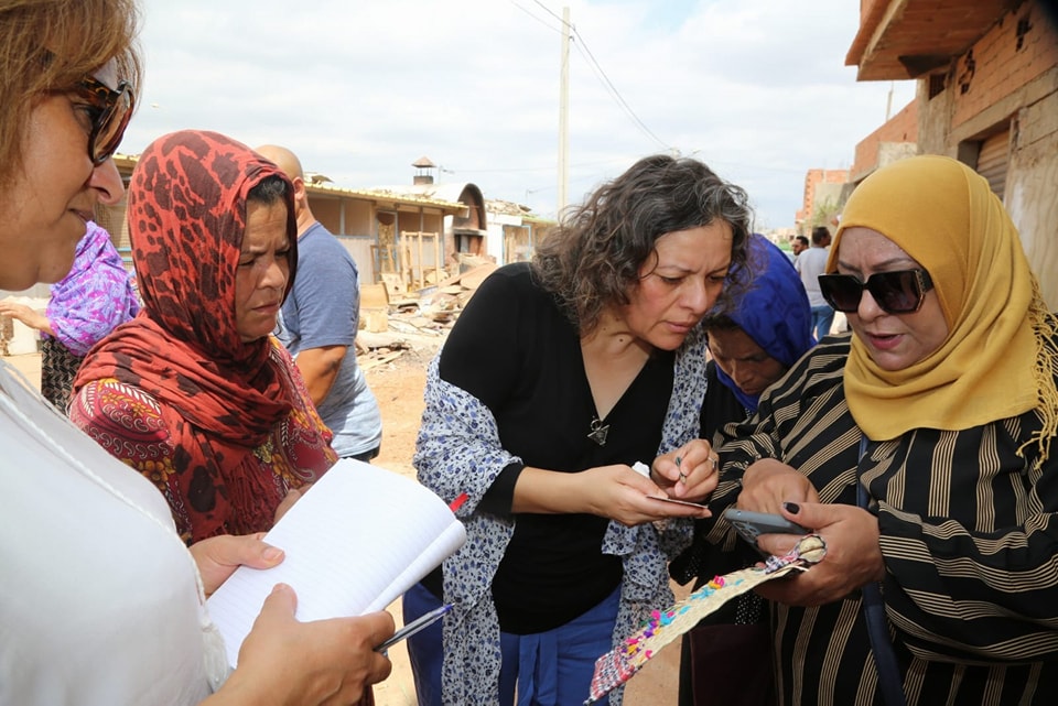 وفد من وزارة الشؤون الاجتماعية في زيارة للقرية الحرفية بحي هلال 