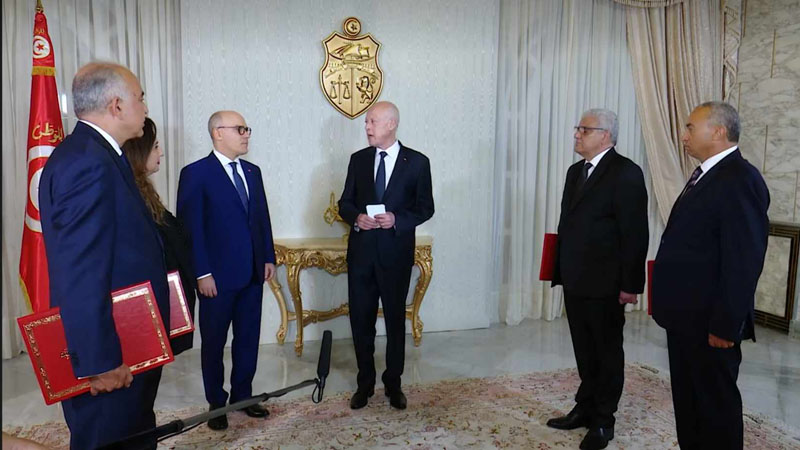 سعيد يشرف على موكب تسليم أوراق اعتماد سفراء جدد لتونس بالخارج