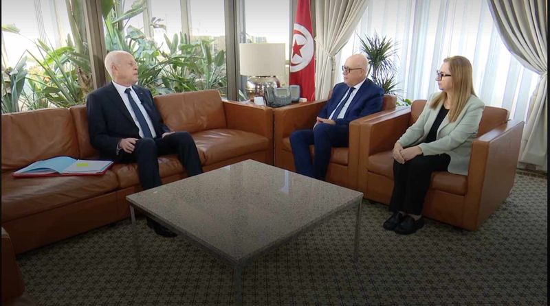 زيارة رئيس الجمهورية قيس سعيد إلى مقر البنك المركزي التونسي