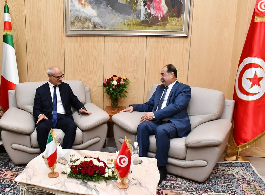 وزير الدّاخليّة يستقبل المدير العام للحماية المدنيّة الإيطاليّة