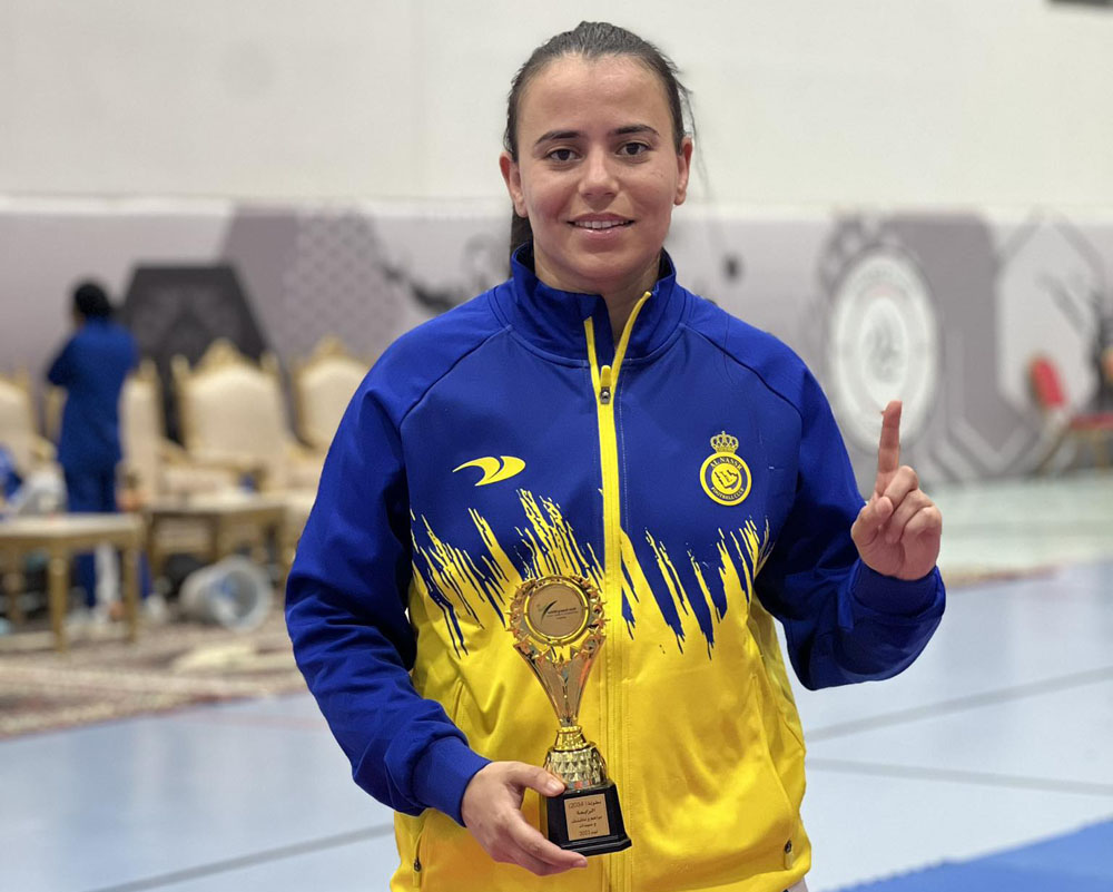 آية الجماعي لـ"الصباح  نيوز" : أنا خريجة معهد الصحافة ..والتتويج مع النصرالسعودي ببطولة "الكاراتي" فتح لي أبوابا خلتها  أغلقت 