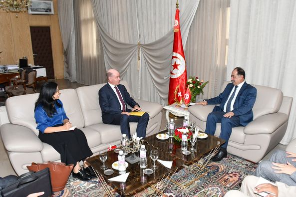 الهجرة غير النظامية أبرز محاور لقاء وزير الداخلية مع السفير السويسري لدى تونس
