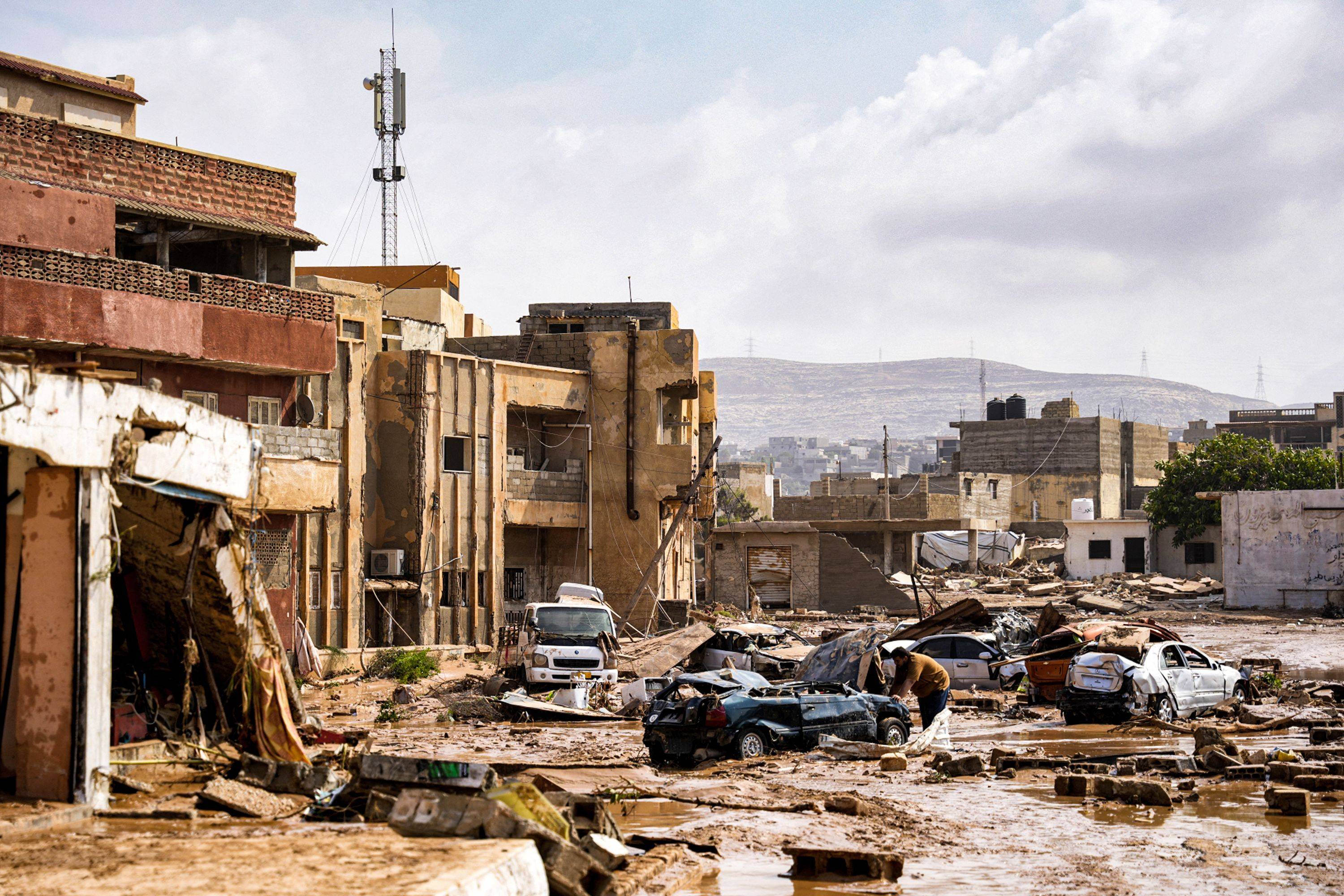 حكومة الوحدة الليبية: انتشال 245 جثة بدرنة خلال يوم واحد
