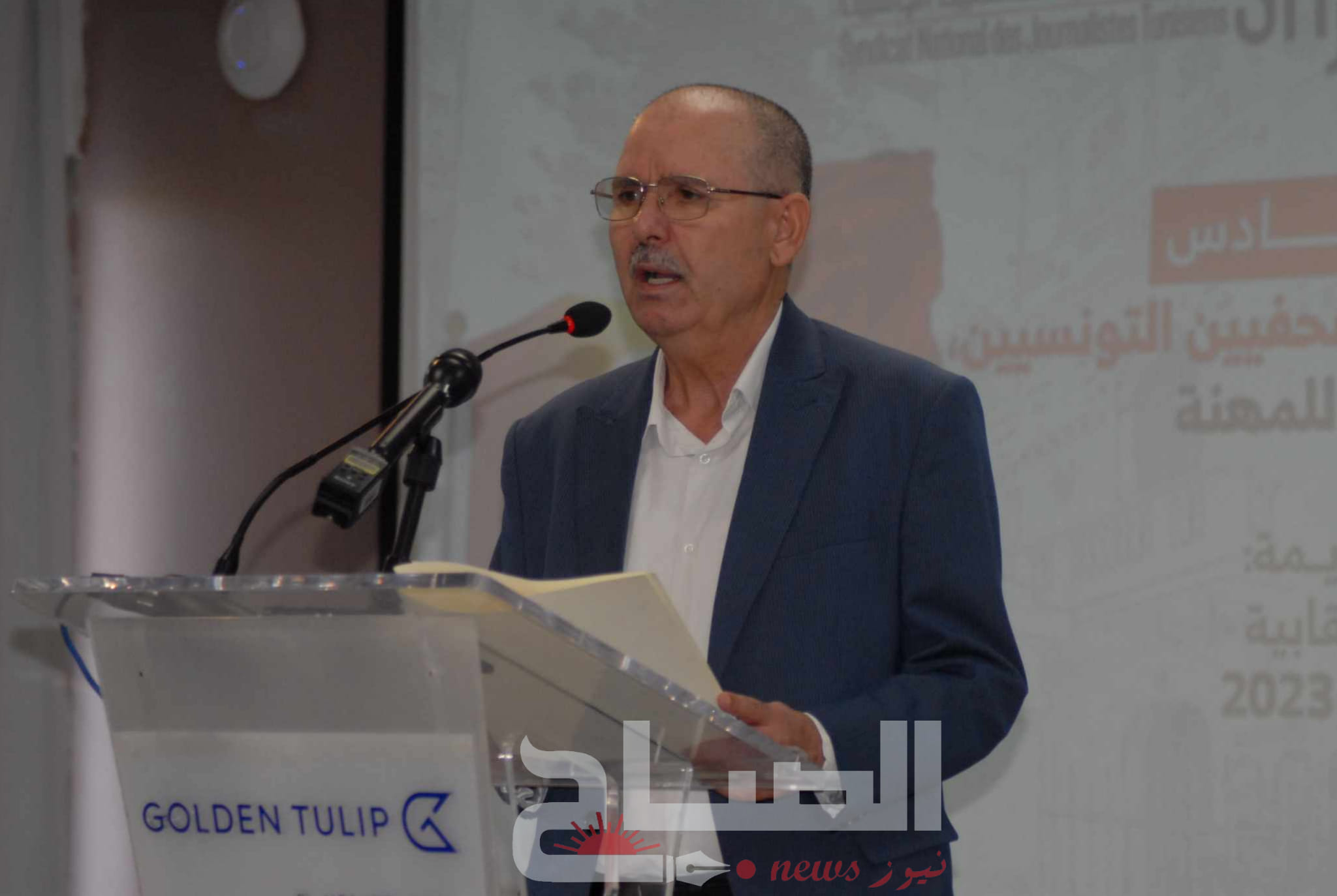 الطبوبي خلال مؤتمرنقابة الصحفيين: لابد من وضع تشريعات جديدة للقطاع تضمن حماية حرية التعبير