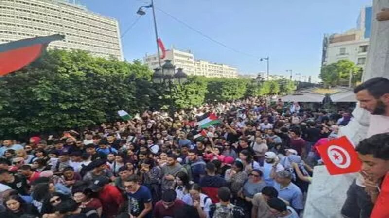 الناطق باسم الداخلية: 20 ألف مُشارك في مسيرة العاصمة و17 ألفا بصفاقس تضامنا مع فلسطين