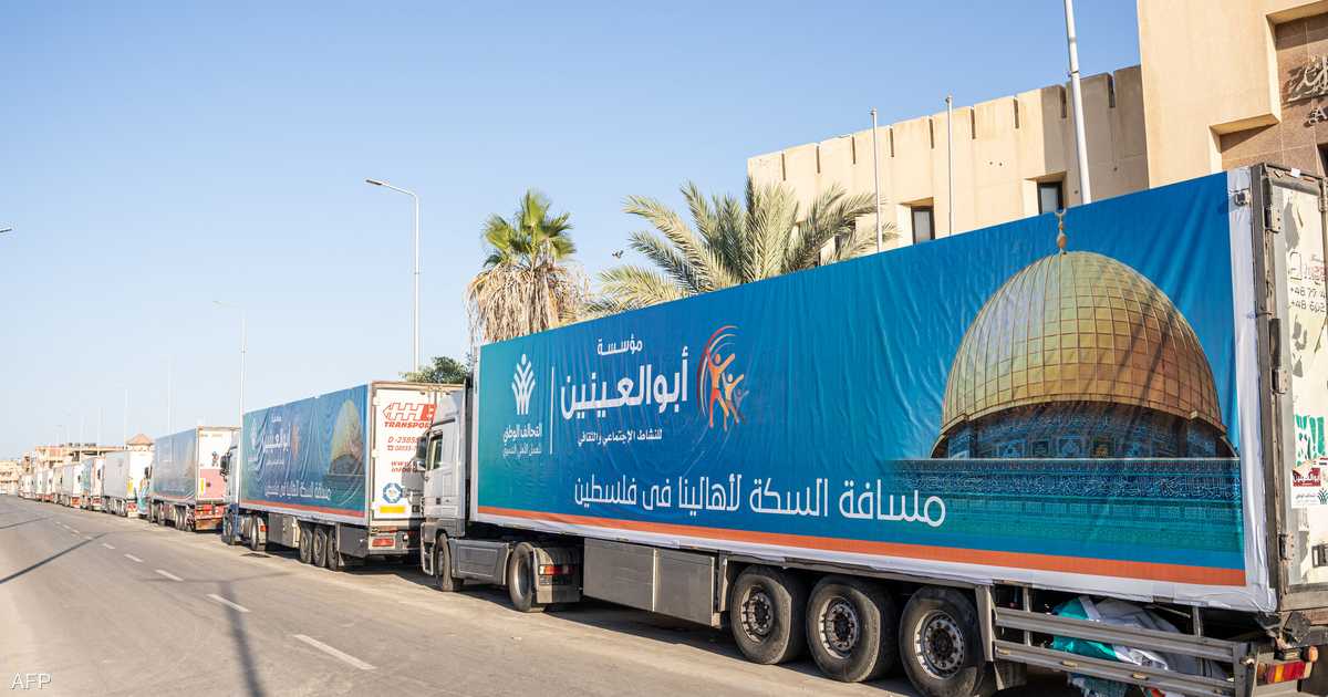 هذه تفاصيل دخول الدفعة الثالثة من المساعدات لغزة