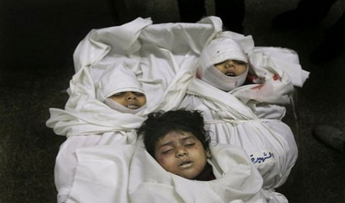 رسالة غزة..   غزة.. كفن واحد.!! وقبر مفتوح بلا أكفان.!!