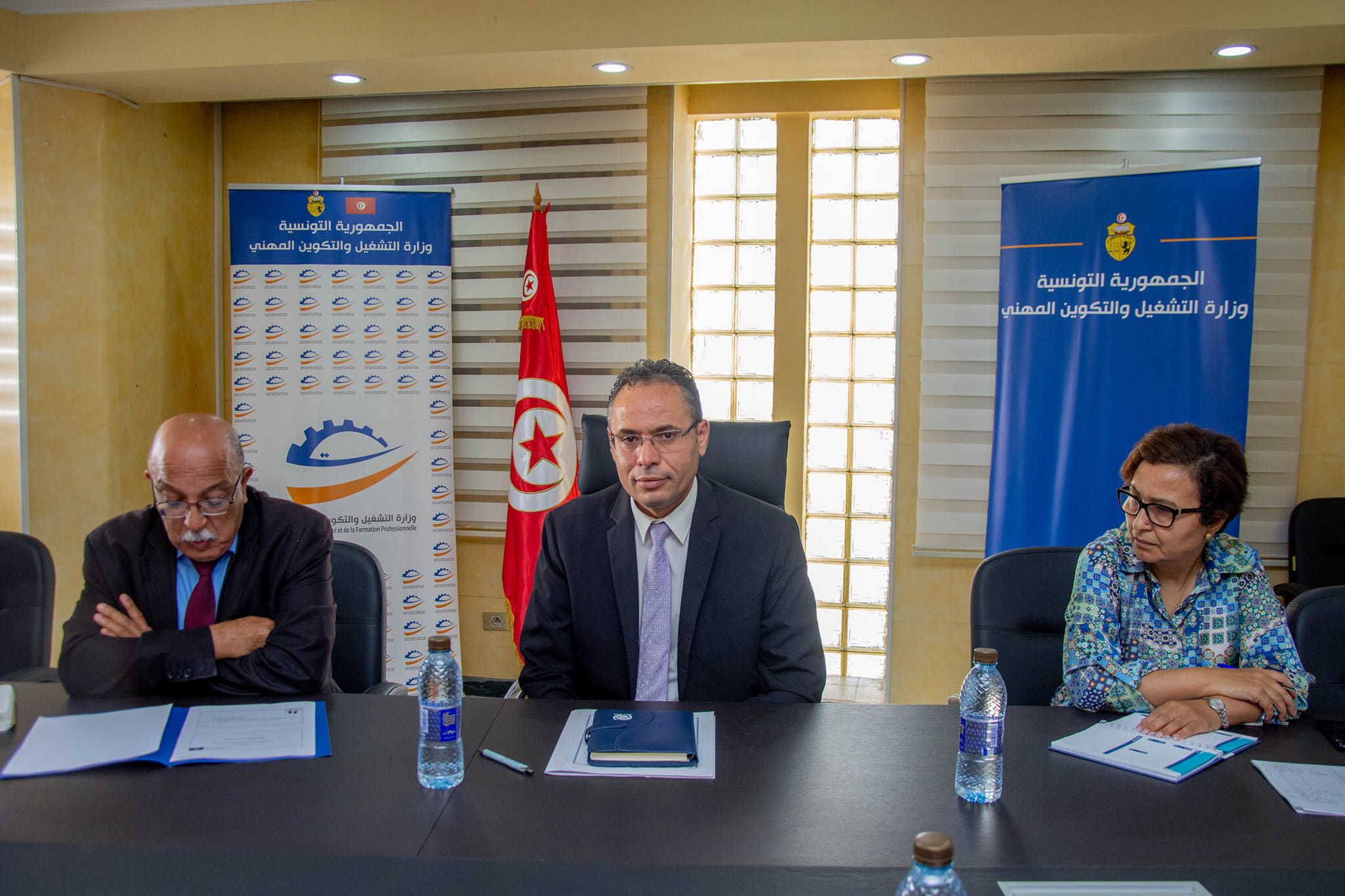 الاجتماع الأول للّجنة القطاعية للتسريع في إنجاز المشاريع العمومية في مجال التشغيل والتكوين المهني