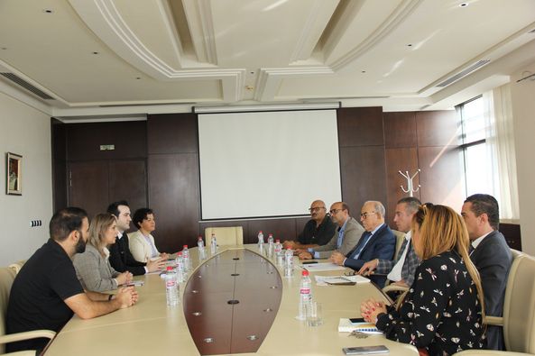 فرص التعاون بين المؤسسات محور لقاء نائب رئيس منظمة الأعراف بوفد عن منظمة OAIB التركية