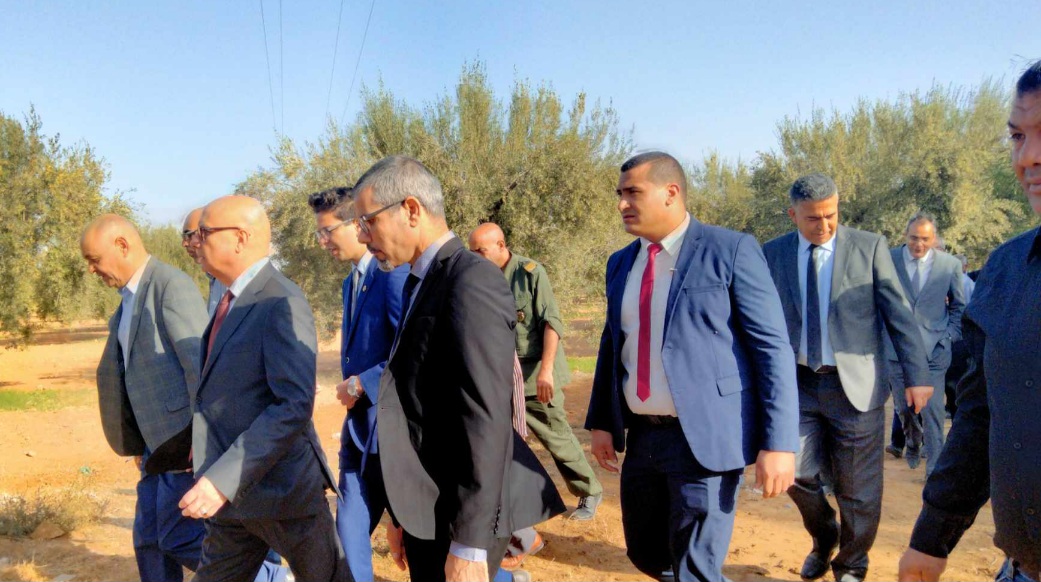  وزير الفلاحة في زيارة إلى سيدي بوزيد 