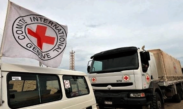 الصليب الأحمر.. قافلة إلى غزة تعرضت لإطلاق نار