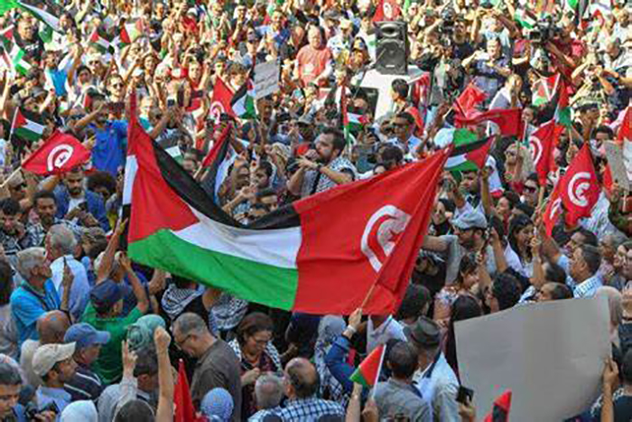 اللجنة الوطنية لدعم المقاومة في فلسطين تدعو الى مسيرة وطنية  