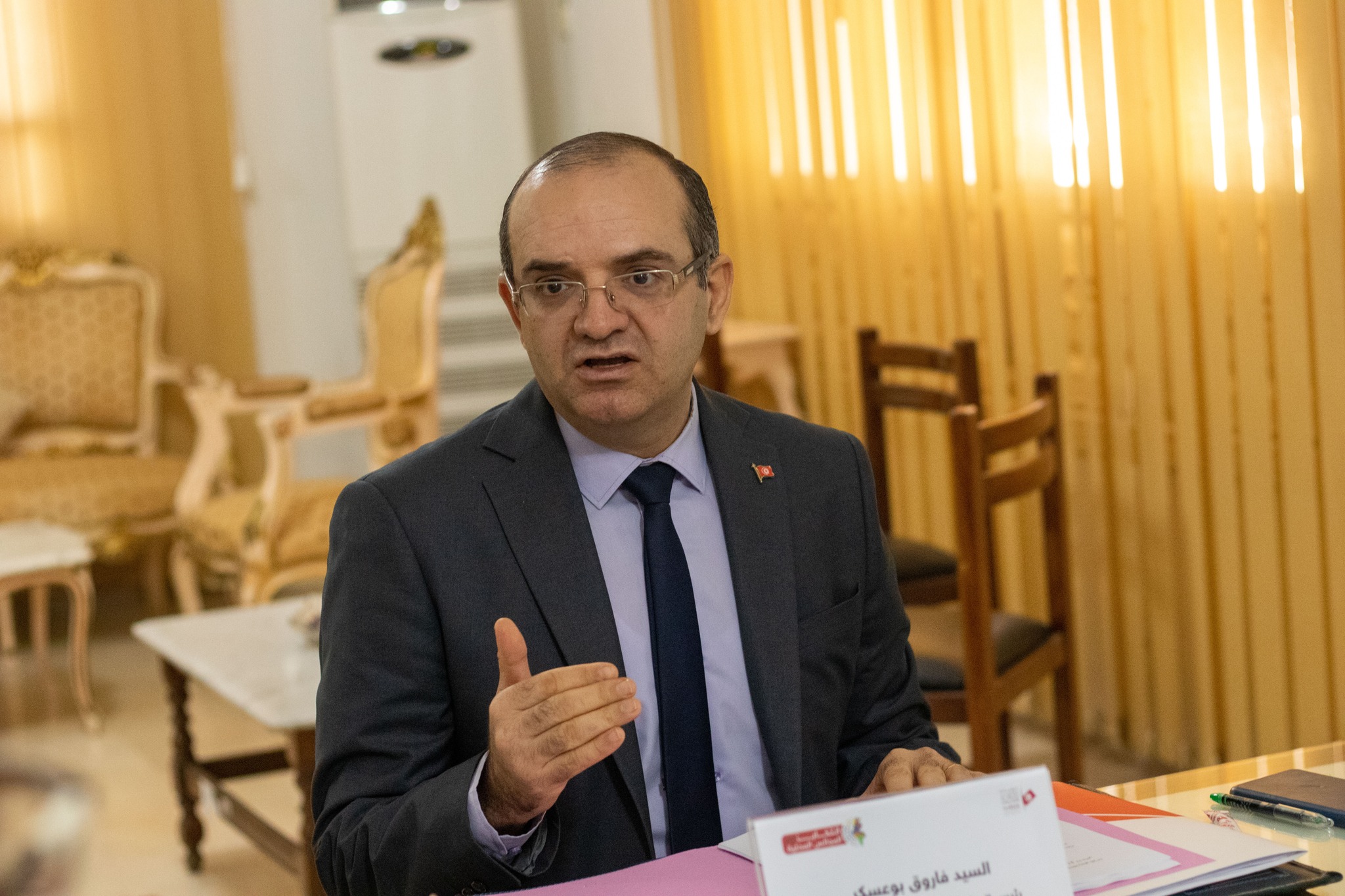 فاروق بوعسكر: تركيز المجهودات على الاستعدادات اللوجستية والترتيبية ليوم الاقتراع