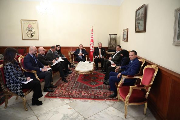 التعاون الثنائي محور  لقاء نائب رئيس البرلمان  بالقائم بالأعمال بالنيابة بسفارة ليبيا بتونس