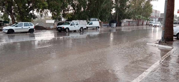 صور/ أمطار غزيرة بالوطن القبلي