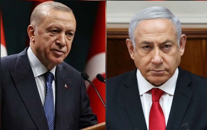 "تراشق حاد" بين إردوغان ونتنيا.هو بسبب الحر.ب في غز.ة