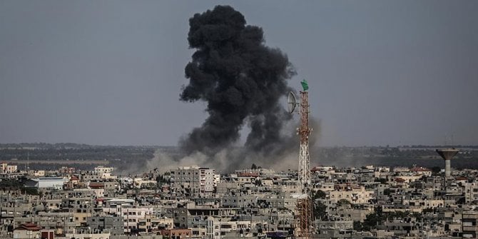مقتل 4 أشخاص في قصف جوي لمكتب حماس في ضاحية بيروت الجنوبية
