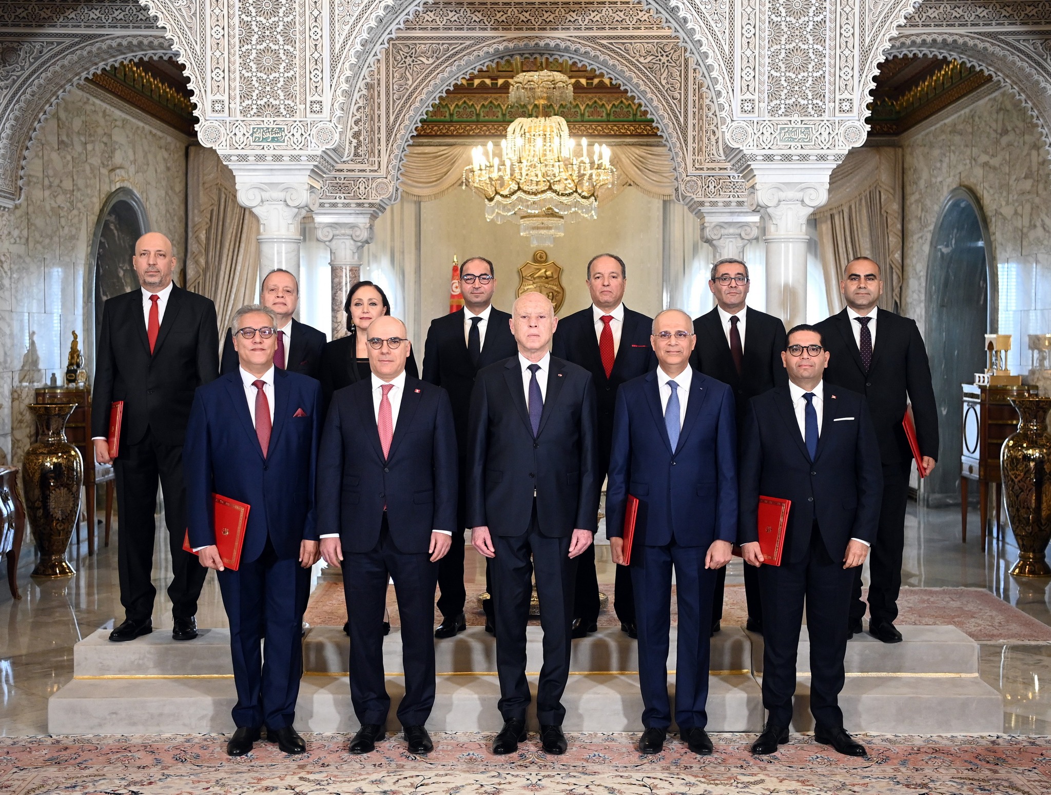 رئيس الدولة يشرف على موكب تسليم أوراق اعتماد سفراء جدد لتونس في عدد من الدول