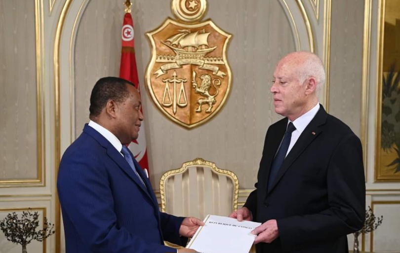  رسالة خطية من رئيس جمهورية الكنغو إلى رئيس الدولة
