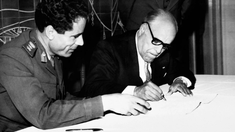 نصف قرن على معاهدة جربة (12 جانفي 1974)..   وحدة الـ24 ساعة.. وأسرار مازالت غامضة من لقاء بورقيبة-القذافي