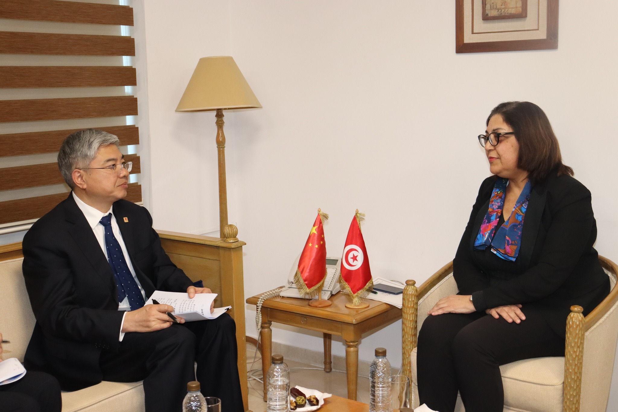 مساعد الوزير الصيني للتجارة: حريصون على تطوير العلاقات الاقتصادية والتجارية مع تونس