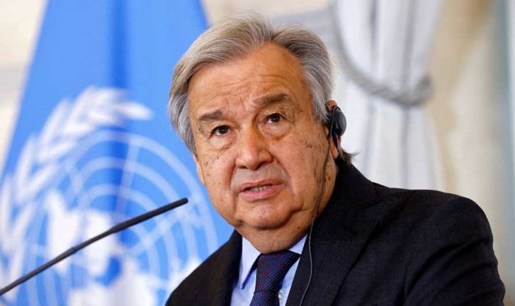 أمين عام الأمم المتحدة:  إن الانتقال العادل من الوقود الأحفوري القذر إلى الطاقة النظيفة ضروري