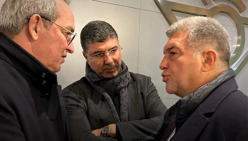  رئيس "السي آس آس" في ضيافة رئيس برشلونة