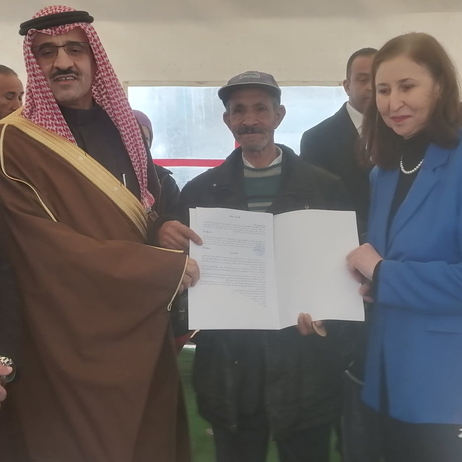 بمساهمة الصندوق السعودي للتنمية..   توزيع 78 مسكنا اجتماعيا بتقسيم البياض بالكاف