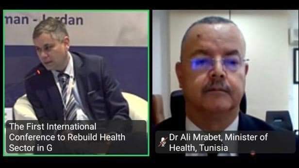 وزير الصحة يشارك في المؤتمر الدولي لإعادة إعمار القطاع الصحي في غزة