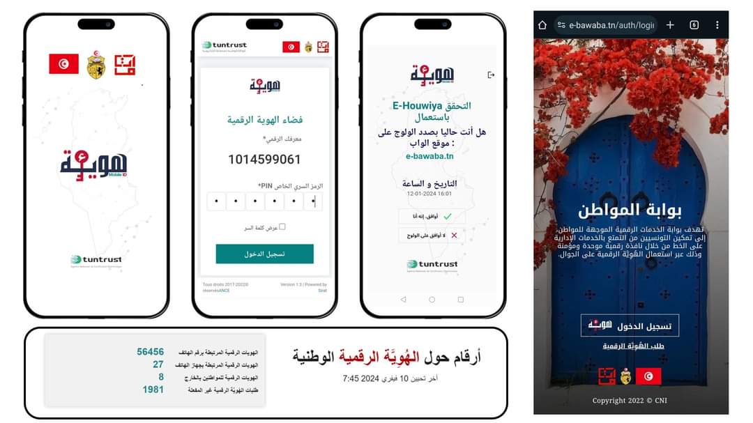 منذ 12 جانفي.. أكثر من 2000 تونسي بالخارج سجلوا للحصول على تطبيقة الهوية الرقمية على الجوّال