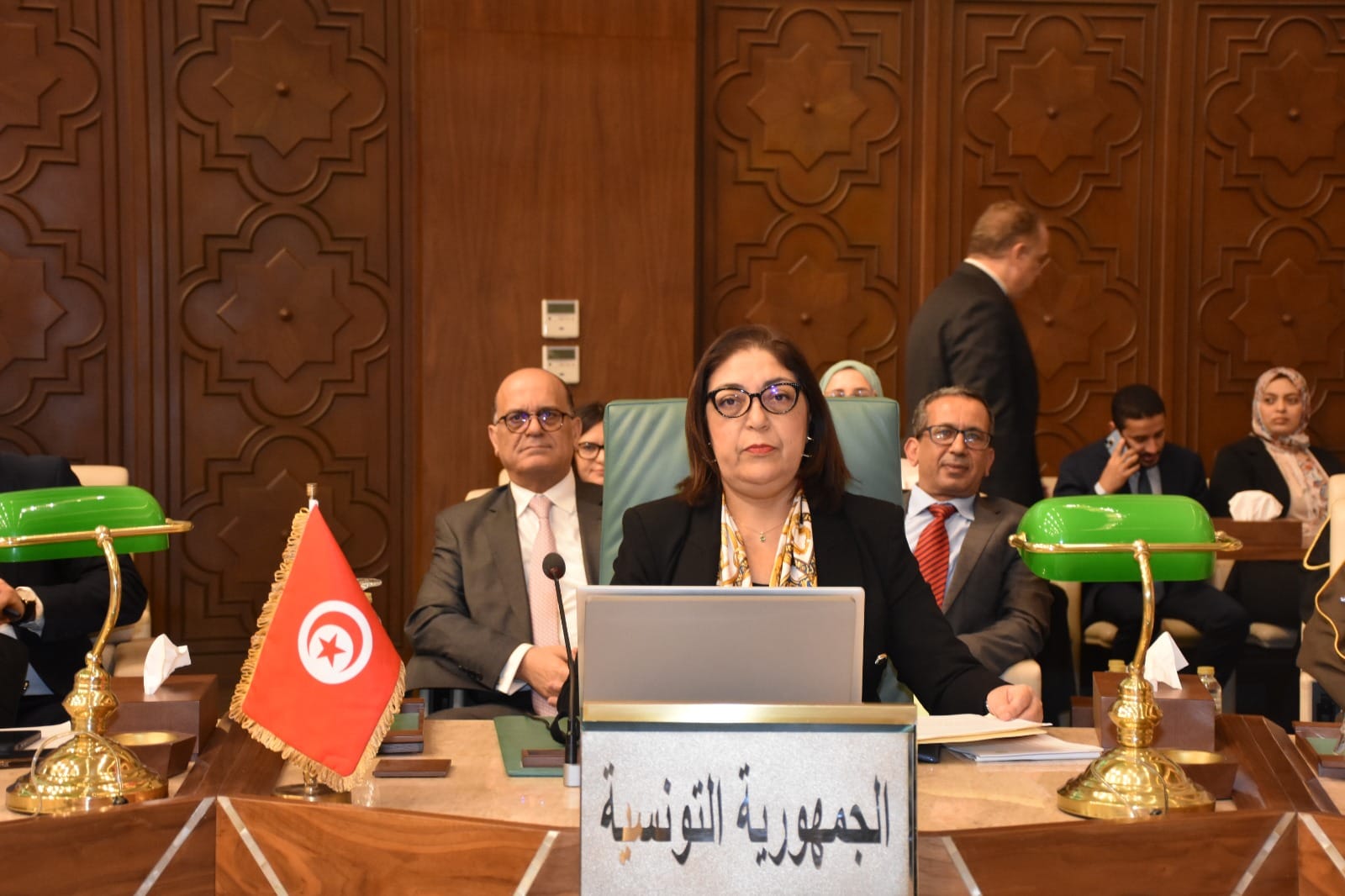 على هامش اجتماعات المجلس الاقتصادي والاجتماعي.. وزيرة التجارة تلتقي الأمين العام لجامعة الدول العربية