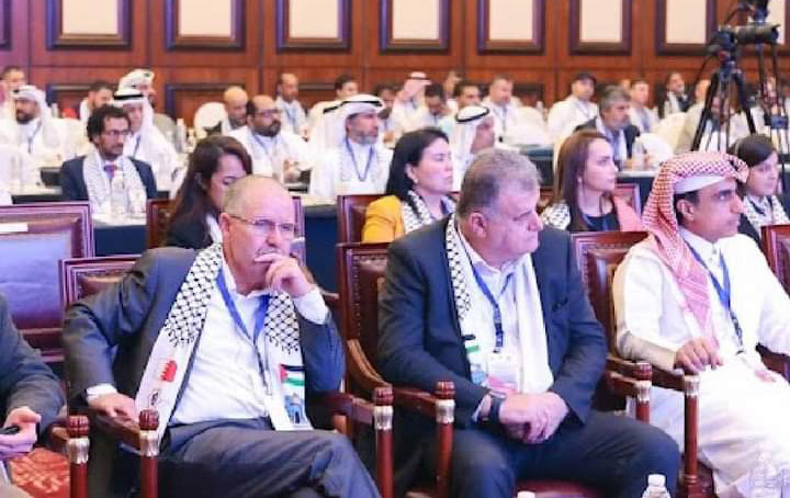 الأمين العام للاتحاد العام التونسي للشغل نورالدين الطبوبي يشارك في مؤتمر الاتحاد العام لنقابات البحرين