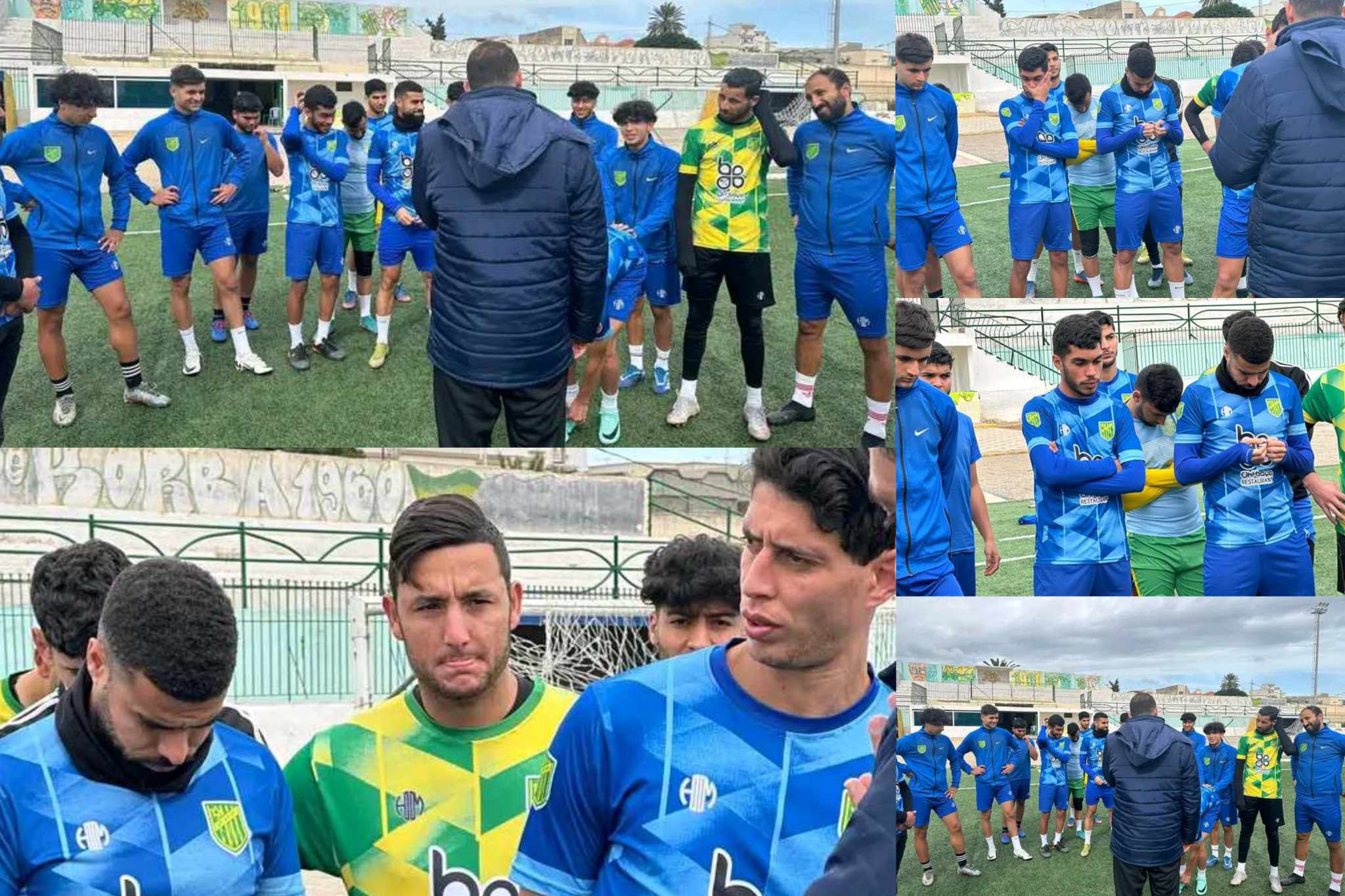 النادي القربي يختتم تحضيراته لمباراة كاس تونس
