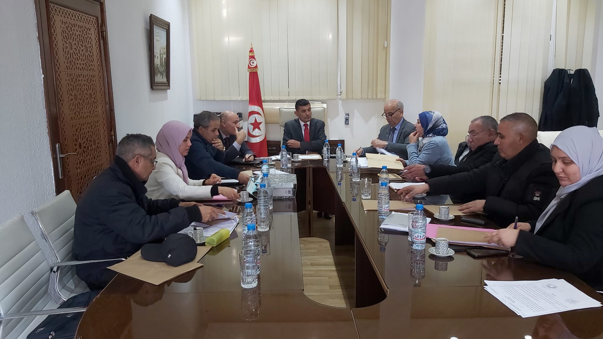 بنزرت..اللجنة الجهوية لمتابعة الأراضي الدولية الفلاحية تستكمل اجراءات فرز الملفات الخاصة باسناد مقاسم فلاحين شبان 