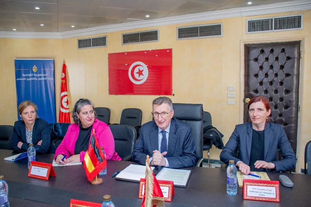  بلورة استراتيجية تعاون تونسي ألماني في مجال التشغيل والتكوين المهني