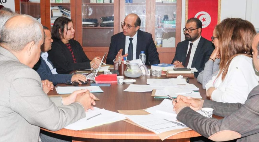 جلسة عمل لوضع الصياغة النهائية لمشروع قانون تنقيح مجلة الشغل الخاص بإنهاء المناولة