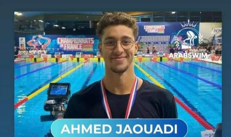  السباح أحمد الجوادي يتأهل الى أولمبياد باريس