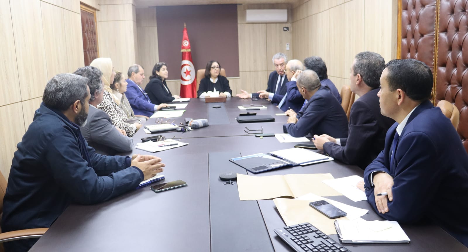  وزيرة التجارة تشرف على اجتماع تنسيقي للإعداد لمنتدى الشراكة التونسي التركي 