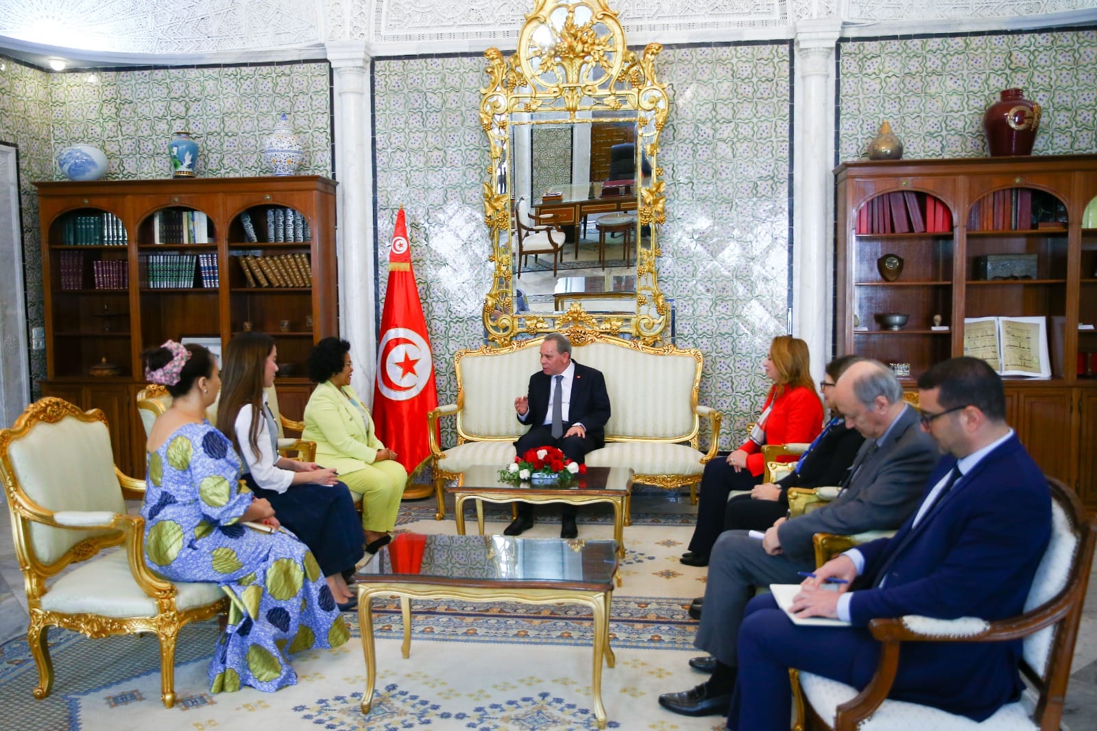 واقع وآفاق التعاون محور لقاء رئيس الحكومة بالمديرة التنفيذية لوكالة الاتحاد الافريقيّ للتنمية