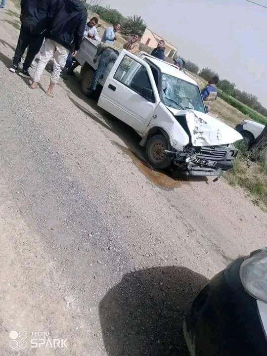 بوحجلة..وفاة كهل و إيواء آبنه الإنعاش إثر حادث مرور