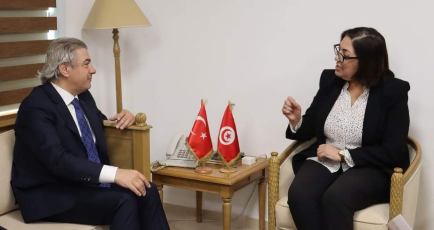 منتدى الشراكة التونسي التركي أبرز محاور لقاء وزيرة التجارة بسفير تركيا